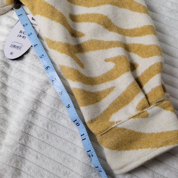 Scoop Oversized Zebra‎ Print Shacket Jacket S Small 4-6 Heavy Thick Button Front - Picture 8 of 11